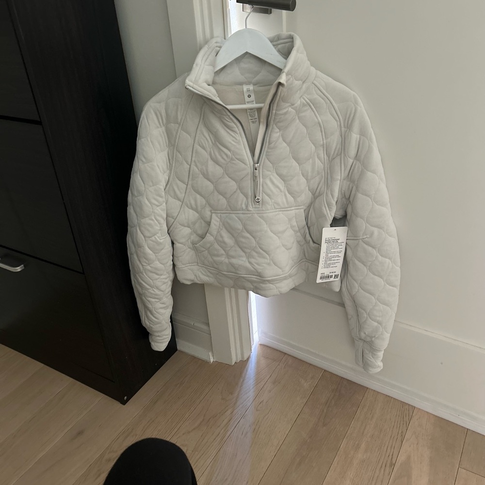 Lululemon Scuba Oversized Quilted Half Zip